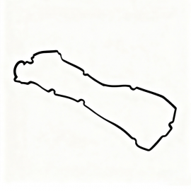 6000605051 1035A108 Fiat/Mitsubishi Valve cover gasket OIL SEAL